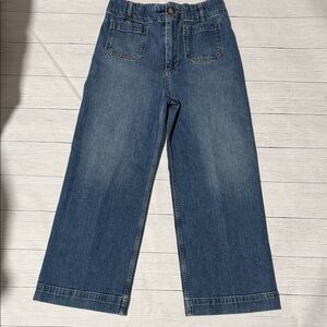 Pilcro the skiper  crop Wide-Leg Denim Jeans size 27